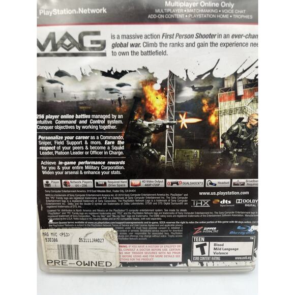 MAG Sony PS3 PlayStation 3 Tested - Picture 5 of 6